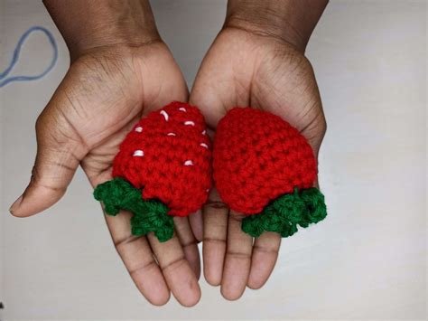 Minutes Crochet Strawberry Free Pattern Sitncrochet