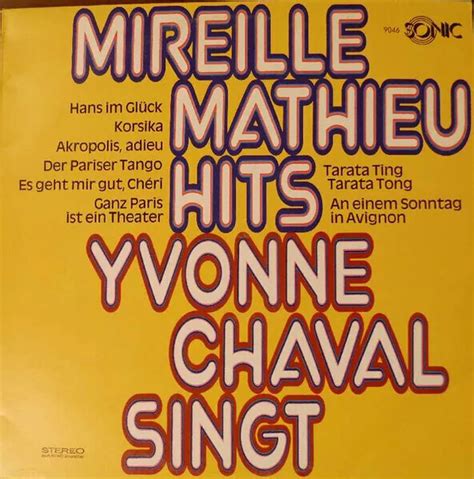 YVONNE CHAVAL SINGT Mireille Mathieu Hits Sonic Vinyl LP EUR 11 90