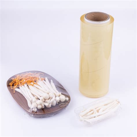 Pvc Cling Wrap Plastic Film Roll Best Fresh Food Grade China Stretch