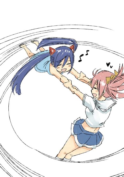 Wendy Marvell And Sheria Blendy Fairy Tail Drawn By Mashimahiro