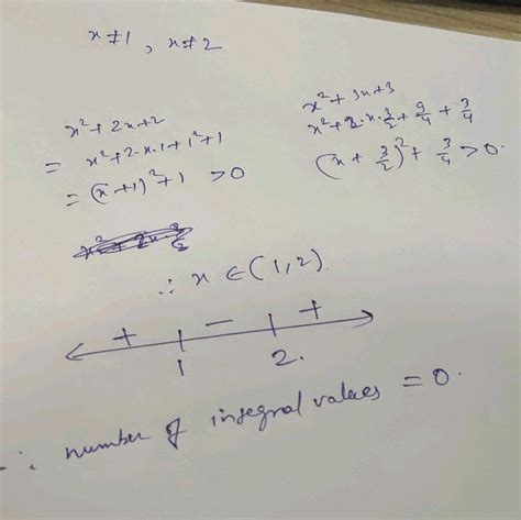 Number Of Integral Values Of X Satisfying Frac Left X