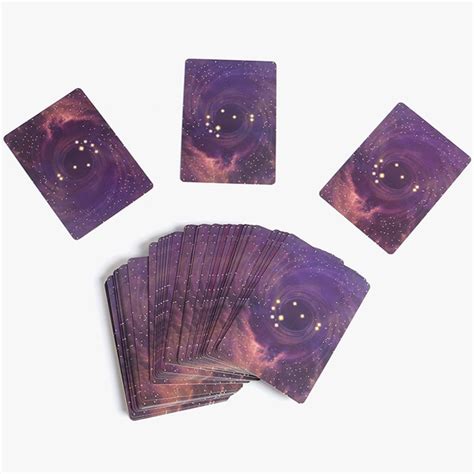 44 Pcs The Star Temple Oracle Card Mysterious Divination Comics Tarot