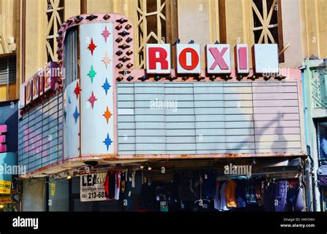 Roxie Theater Movie House Located On Broadway Downtown Los Angeles