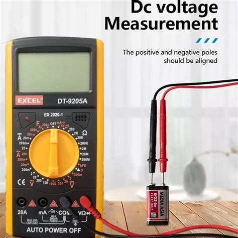 Jual [ Premium Quality ] MULTITESTER DIGITAL 9205/ AVOMETER DIGITAL ...