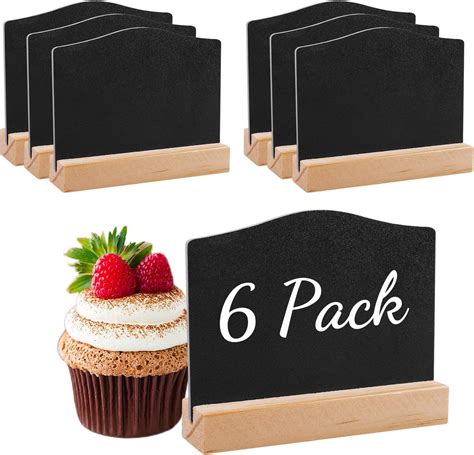 Mooshy Mini Chalkboard Signs Pack Small Black Chalk Board Double