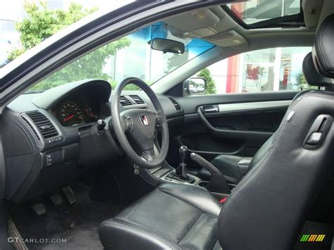 Black Interior 2003 Honda Accord EX-L Coupe Photo #12539142 | GTCarLot.com