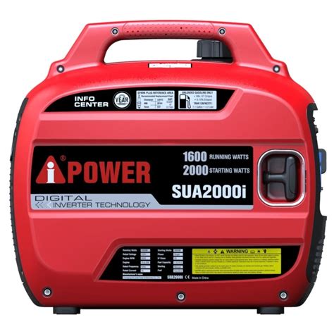ᐉ Инверторный генератор 2 кВт A-iPower SUA-2000i купить в Киеве, Украине