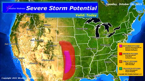 Weather Madness Severe Storms May Produce Tornadoes Damaging Winds