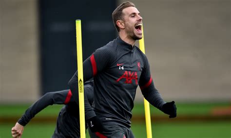 Jordan Henderson returns to training ahead of Brighton clash