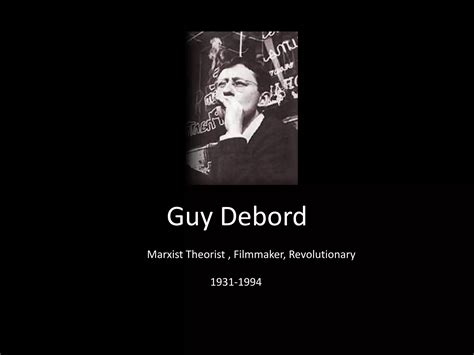 Guy Debord Comments On The Society Of The Spectacle 1