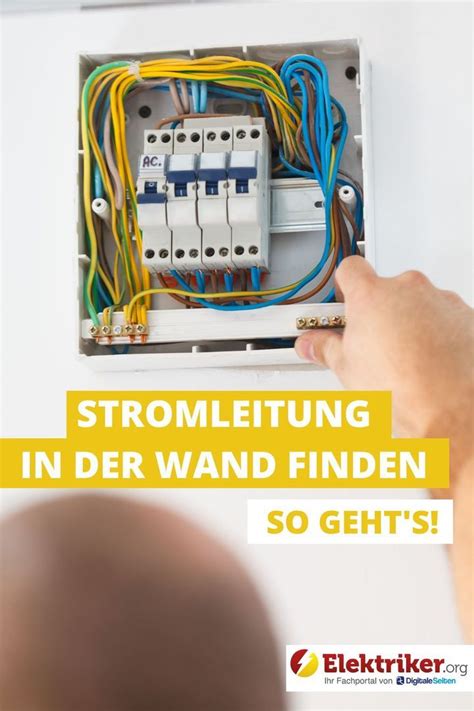 Stromleitungen In Der Wand Finden Elektriker Org Steckdosen Und