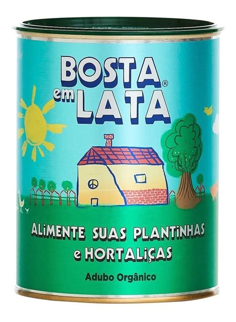 Fertilizante Org Nico Bosta Em Lata Plantas Hortali As G