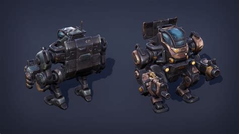 LEAKED GAME ASSETS Mech Constructor Humanoid Robots