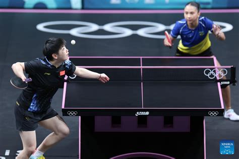 Sun Yingsha Competes During Women S Singles Round Of Match Of Table