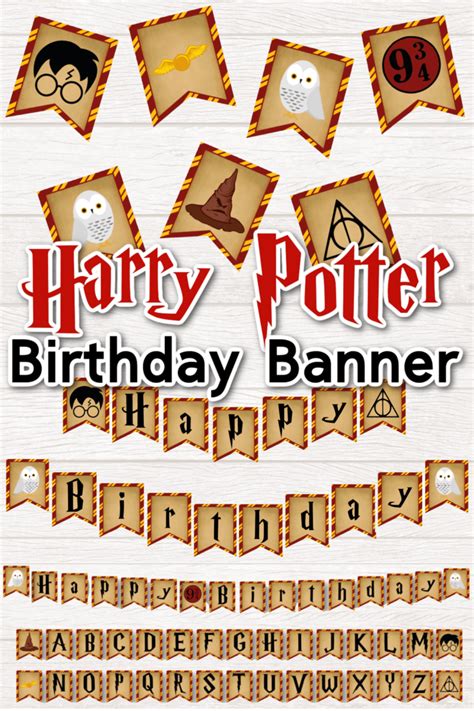 Harry Potter Banner Printable Printable Word Searches