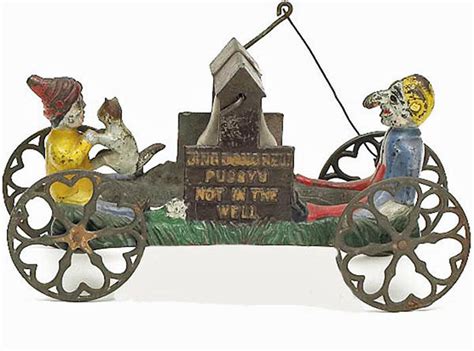 Gong Bell Ding Dong Bell Toy Pussy S Not In The Well Antique Toys Library