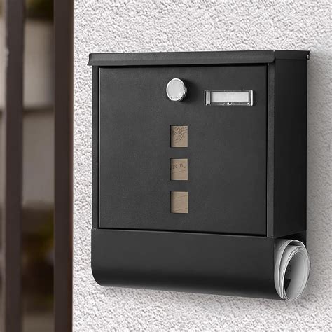 Wall-Mounted Modern Lockable Letterbox – Trenz