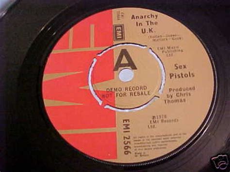 Popsike Sex Pistols Anarchy In The Uk Uk Emi Demo Auction Details