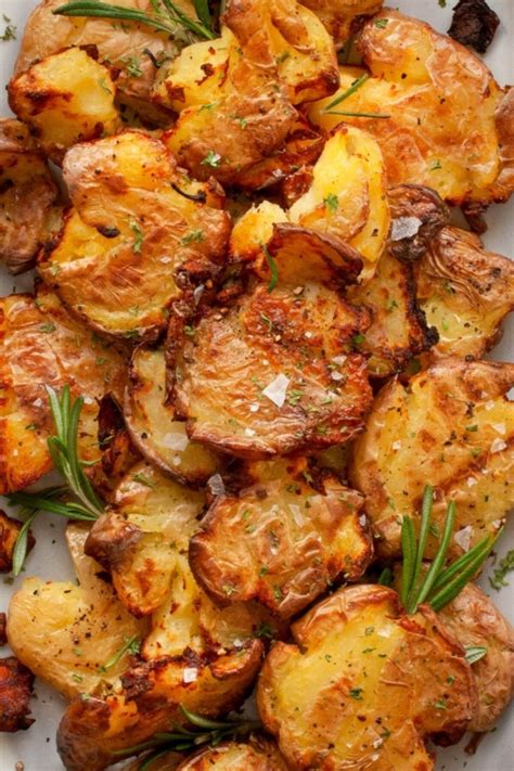 Crispy Air Fryer Smashed Potatoes Healthful Blondie