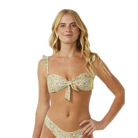 Rip Curl Top Bikini Sea Of Dreams Bandeau Amarillo Dressinn
