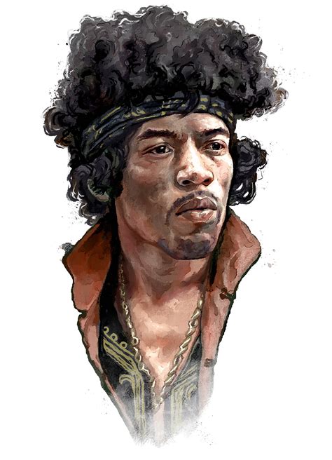 Jimi Hendrix Portrait on Behance