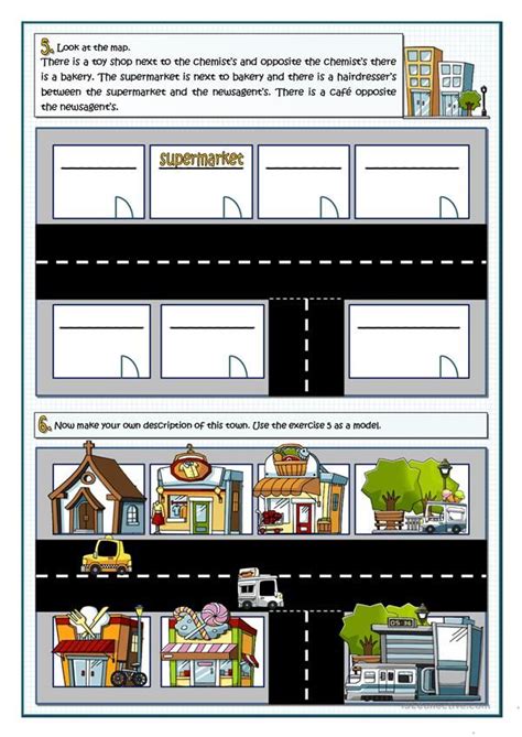 Description Of A Street English Esl Worksheets For Distance Learning