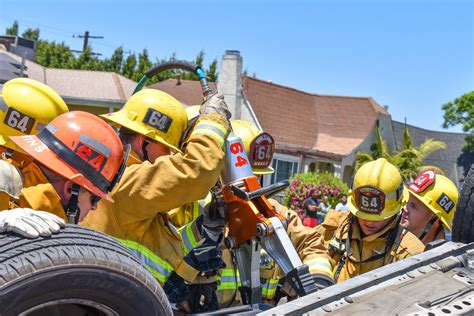 LAFD Extricates Patient from a South LA Auto Rollover | Flickr