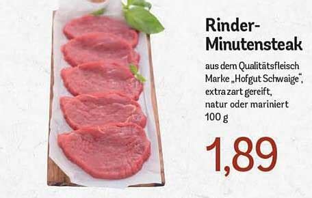 Rinder Minutensteak Angebot Bei Edeka Prospekte De