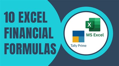 10 Excel Financial Formulas Step By Step Tutorial With Examples