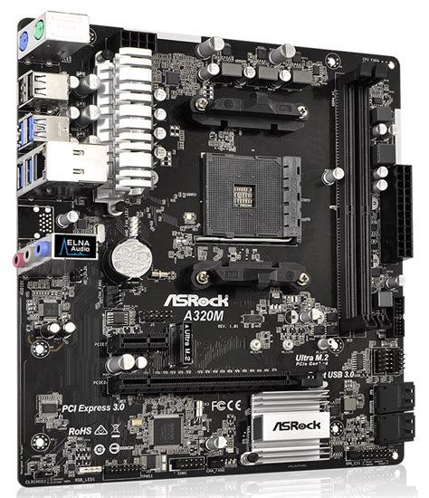 ASRock выпустила недорогие платы AM4 — A320M, A320M-DGS и A320M-HDV
