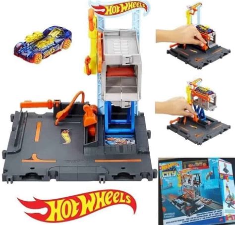 Hot Wheels Pista De Brinquedo Oficina De Repara Es Hdr Multicor