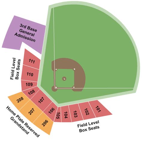 Lexington County Baseball Stadium Seating Chart | Star Tickets