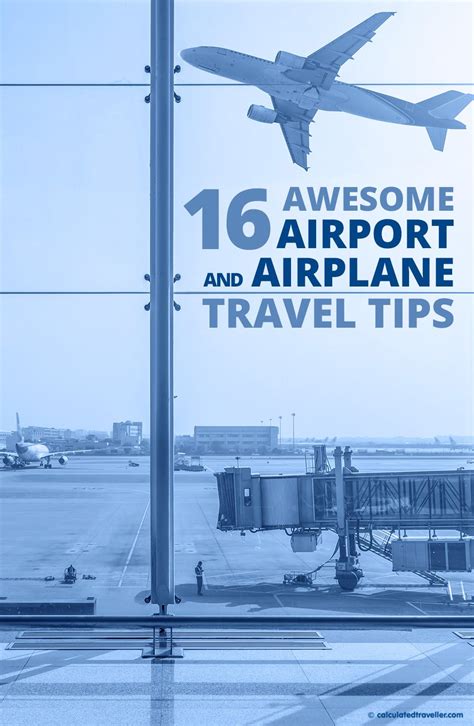 16 awesome airport and airplane travel tips – Artofit