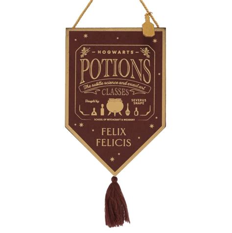 HARRY POTTER ALUMNI PENDENT GLOW IN THE DARK FELIX FELICIS – Plush World