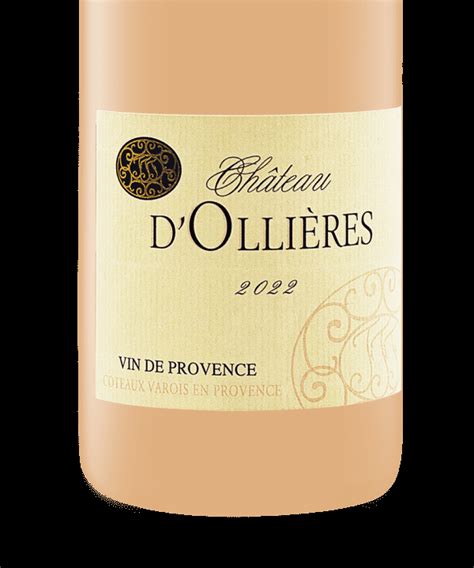 750ml ROSE Chateau D Ollieres Coteaux Varois En Provence Classique