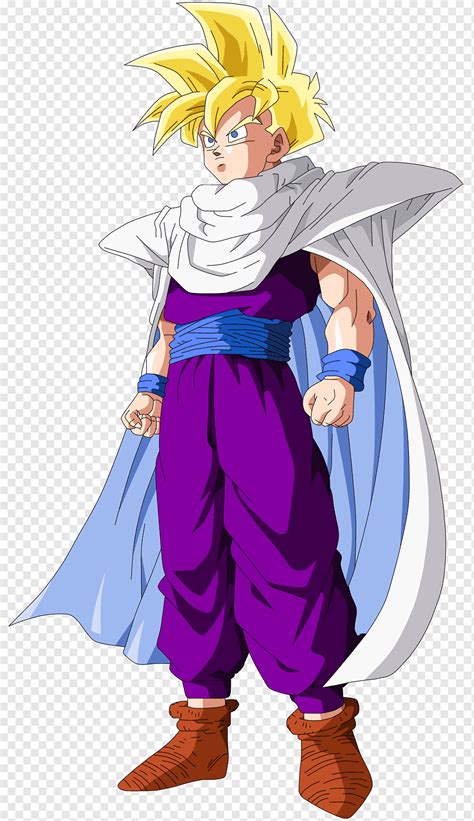 Gohan goku cell vegeta majin buu adolescente púrpura bañador