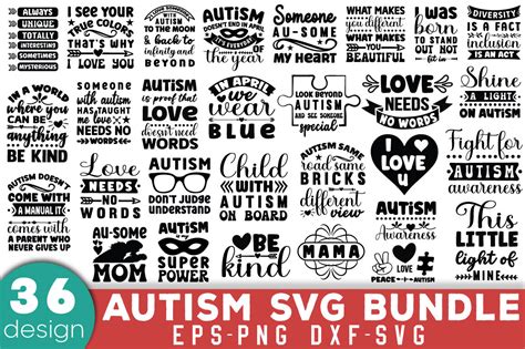 Autism SVG Bundle Graphic By DollarSmart Creative Fabrica