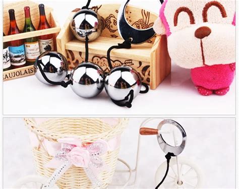 Vle Stainless Steel Anal Beads Four Metal Smooth Anal Ball Big Heavy Anal Vaginal Plug Butt Plug