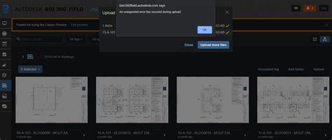 Bim 360 Field Library Upload Unexpected Autodesk Community