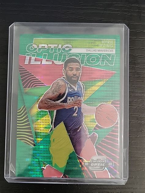 Panini Contenders Optic Illusion Green Pulsar Prizm Kyrie