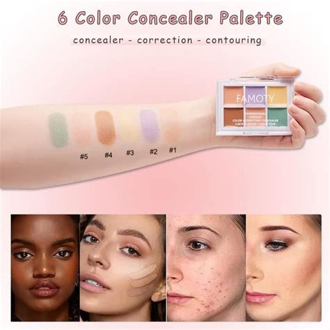 Palette Correcteur De Teint 8 Couleur Makeup Concealer Correcteur Anti