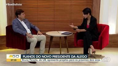 Bom Dia Go Novo Presidente Da Alego Bruno Peixoto Fala Sobre Planos