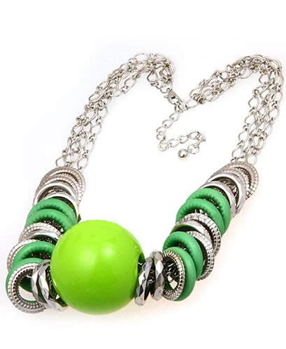 Neon Green Choker Necklace