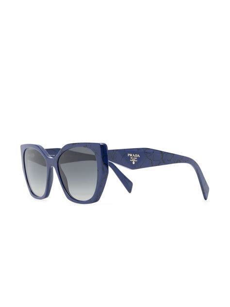 Prada Eyewear Logo Plaque Sunglasses Farfetch