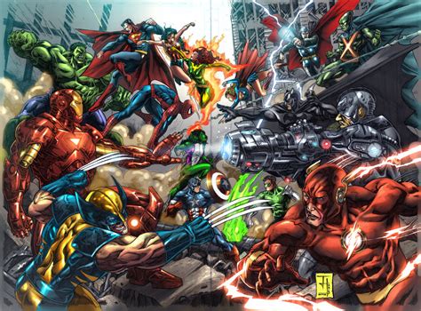 Marvel and DC Comics Wallpapers - WallpaperSafari