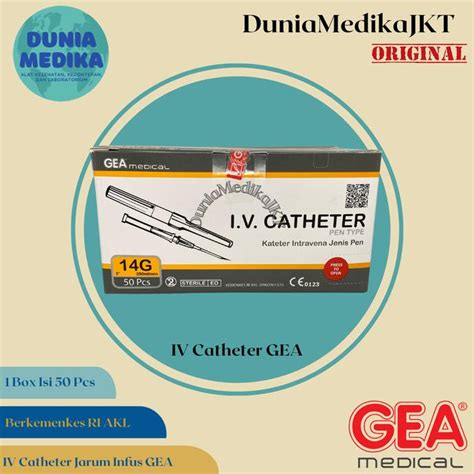 Jual Iv Catheter Gea Jarum Infus Abocath Shopee Indonesia