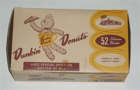 Dunkin Donuts box | Dunkin, Donut box, Vintage packaging