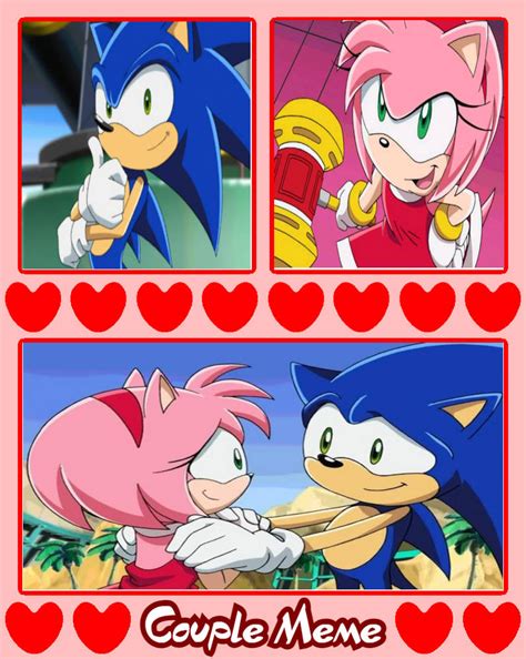 Sonic x Amy meme by Teaganm on DeviantArt