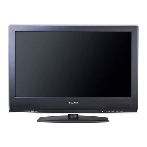 Sony Bravia Kdl S Lcd Tv Operating Instructions Manual Manualslib