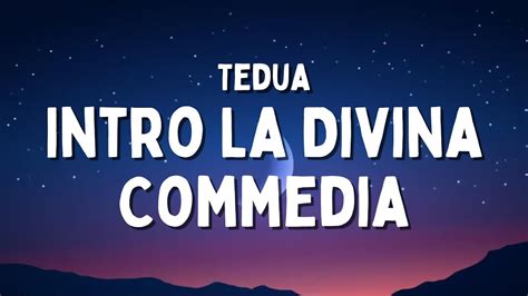 Tedua Intro La Divina Commedia Testo Lyrics YouTube